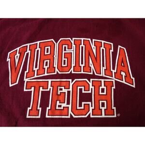 Virginia Tech Hokies Classic Collegiate Style School Pride Maroon T-shirt M 38"